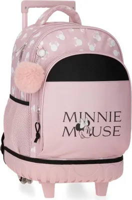 Image de Sac à dos scolaire à roulettes MINNIE MOUSE Heads, 30L, 3142941
