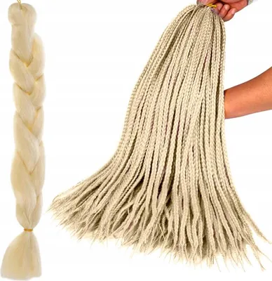 Obrázok produktu pre Soulima 23556 Vlasy Kanelové syntetické Vrkôčiky blond
