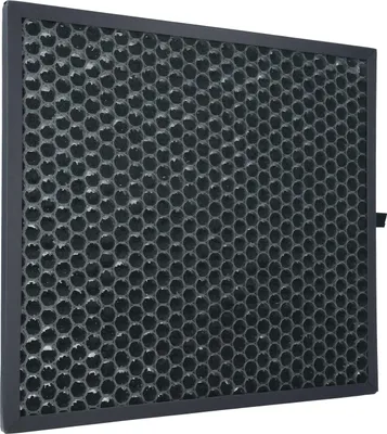 Produktbild von vhbw Aktivkohlefilter kompatibel mit Sharp FP-F30EUH, FZ-J30EU, KC-F32EUW, FP-J30EU Luftreiniger - Luftfilter Schwarz