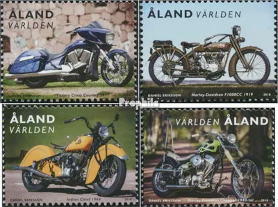Produktbild von Briefmarken Finnland - Aland 2018 Mi 456-459 (kompl.Ausg.) postfrisch Motorräder