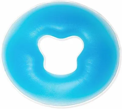 Produktbild von Komfortables Gesichtskissen für Massagetisch und Spa - Blau