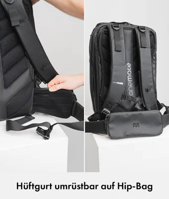 Produktbild von onemate Travel Backpack Pro schwarz