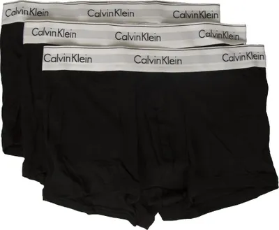 Produktbild von Boxer Mann CK CALVIN KLEIN 3-teiliges Paket elastischer Baumwollstretch Artikel NB2380A TRUNK 3PK, L, Cotone 95%,Elasthan 5%