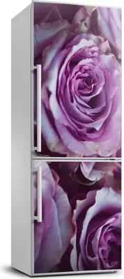 Immagine prodotto di Decorazione per frigorifero Tulup - 70x190 cm - Adesivo per frigorifero - Rose viola