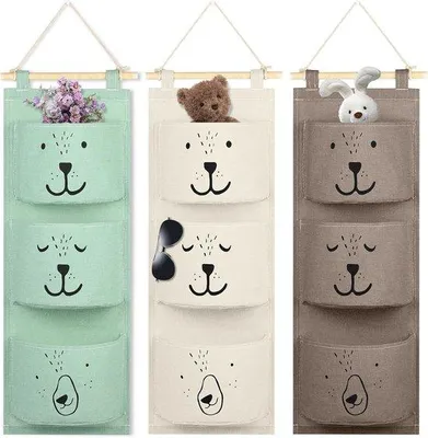 Productafbeelding van Opvouwbare Hangende Opbergers - 3 Stuks - Waterdichte Organizers voor Badkamer en Slaapkamer