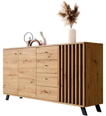 Sideboard 160 cm Wildeiche, Ansicht