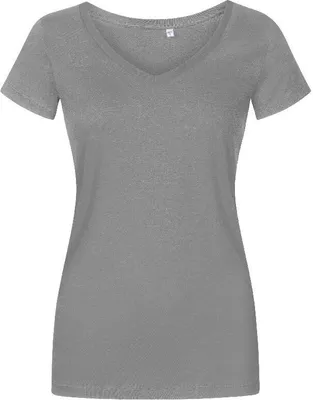 Produktbild von X.O V-Ausschnitt T-Shirt Damen, Stahlgrau, L