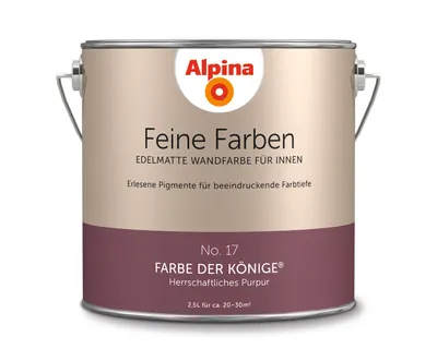 Produktbild von Alpina Feine Farben No. 17 Farbe der Könige® edelmatt 2,5 Liter