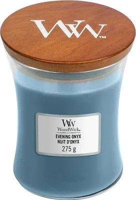 Produktbild von WoodWick Medium Sanduhrkerzen Duftkerze Evening Onyx 275 g