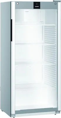 Immagine prodotto di Frigorifero per bevande con raffreddamento ad aria forzata - 569 litri, porta in vetro isolante, chiudibile a chiave