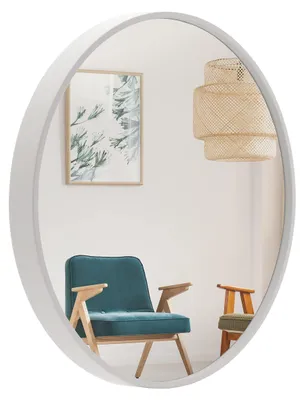 Obrázok produktu pre Moderné okrúhle nástenné zrkadlo s priemerom 60 cm