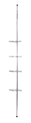 Produktbild von WENKO Teleskop Duschecke Eckregal Duschregal Duschablage Badregal Edelstahl Prea