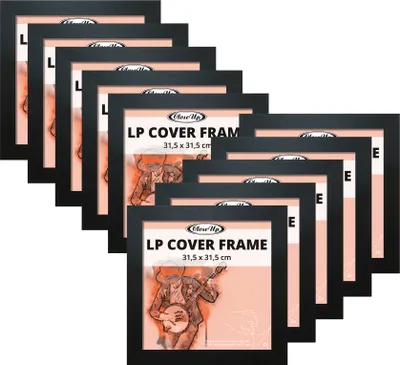 Produktbild von LP Album Cover Rahmen 31,5x31,5cm 10er Set