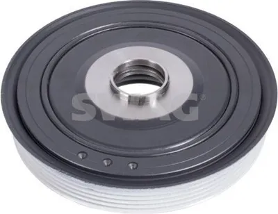 Produktbild von SWAG 62 92 6334 Riemenscheibe Kurbelwelle für FORD Fiesta Mk6 Schrägheck (JA8, JR8) 153mm 5-Rippen
