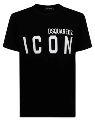 Produktbild von DSquared2 - "Cool" T-Shirt für Herren/Damen Uni, Logo SY3933 (S) (Schwarz/Weiß)