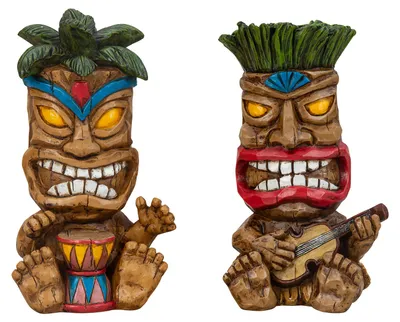 Produktbild von Mel-O-Design 2032 Hawaii Tiki Figuren 2er Set
