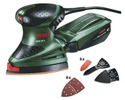 Produktbild von Bosch Deltaschleifer PSM 160A mit 160 W und abnehmbarer Spitze für Vorsätze