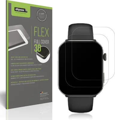 Zdjęcie produktu dla 2x dipos FlexAR bedee Smartwatch 1.96 Zoll