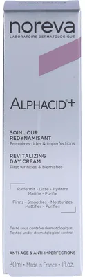 Imagen del producto de Noreva Alphacid+, crema revitalizante de día, 30 ml