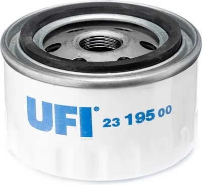 Produktbild von Ölfilter UFI 23.195.00 Anschraubfilter für RENAULT CLIO I (B/C57, 5/357) 4 (112) SUPER 5 (B/C40) 5 (122) 4 Kasten (R21, R23)