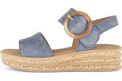 Produktbild von Gabor Sandalen für Damen mit Plateau und Keilabsatz, 4.5 cm Absatzhöhe