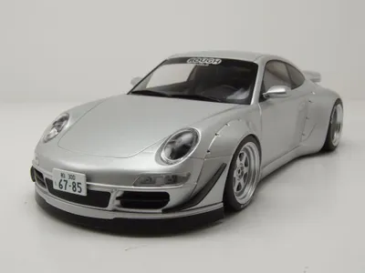 Produktbild von PORSCHE RWB 997 metallisch grau, IXO18CMC166.22, Maßstab1/18, IXOMODELS