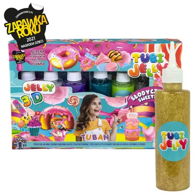 Obrázok produktu pre TUBAN set Tubi Jelly 6col bonbóny TU3323 33231