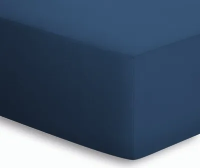 Produktbild von schlafgut Jersey-Elasthan Spannbettlaken Spannbetttuch 180x200cm - 200x220cm Marineschlafgut