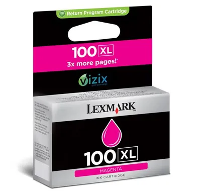 Image de Lexmark No. 100 Cartouche d'encre - Magenta - Jet d'encre - 200 page(s)