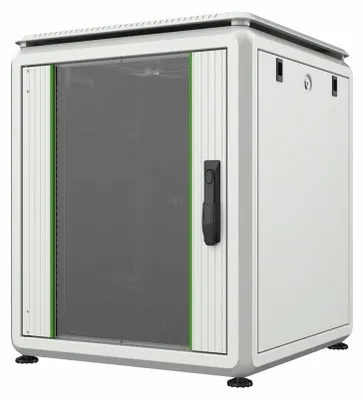 Obrázek produktu pro LOGON RDL12U66WH, Volně stojící rack, 12U, 600 kg, Zámek, Nastavitelné nohy, Vylepšená správa kabelů