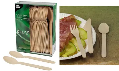 Produktbild von Papstar 86941, Einweg-Suppenlöffel, Holz, Holz, 157 mm, 2,7 g, 170 mm
