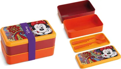 Produktbild von GILDE Lunchbox, "Minnie", Kunststoff, mehrfarbig, , L. 10 cm, B. 18 cm, H. 10 cm 81311