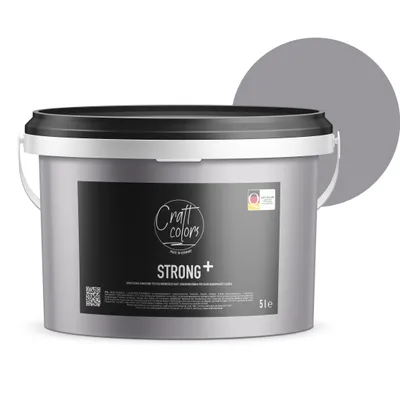 Produktbild von (5L) Wandfarbe Strong+ Steingrau, Nassabriebklasse 1