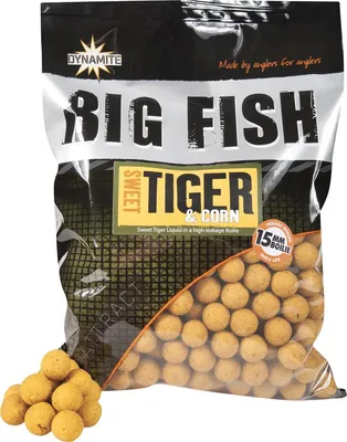 Produktbild von Dynamite Baits Boilies Sweet Tiger & Corn Inhalt 1800g ø15mm