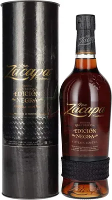 Immagine prodotto di Ron Zacapa Centenario EDICIÓN NEGRA Sistema Solera Gran Reserva in Geschenkbox 43,00 % 0,70 lt.