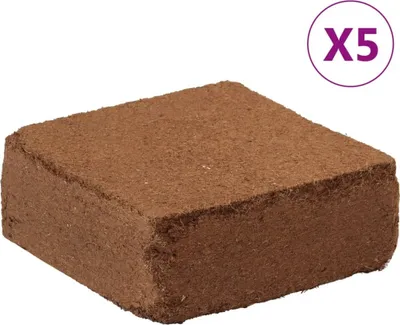 Obrázok produktu pre Tehly kokosového vlákna 5 ks 5 kg každá 25 kg celkom