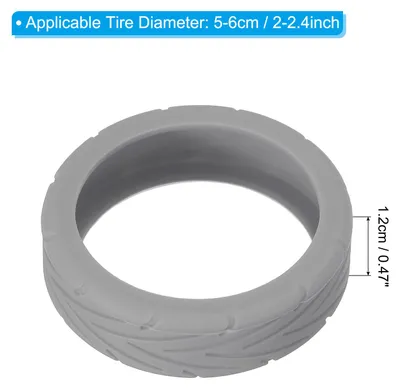 Produktbild von Rollenschutz Koffer, 8 Stš¹ck Koffer-Rad-Schutzhš¹llen aus Silikon Gep?ckradabdeckungen fš¹r die meisten 8-Spinner-R?der, Grau
