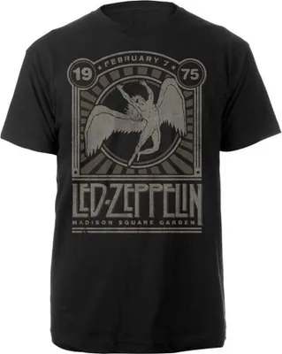 Obrázek produktu pro Led Zeppelin Madison Square Garden 1975 Black S Tričko