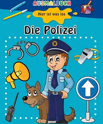 Produktbild von Ausmalbuch - Die Polizei