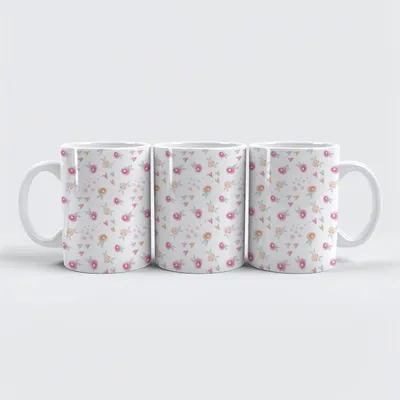 Image de raxxa Premium-Tasse "Les fleurs chuchotent les secrets des cœurs"