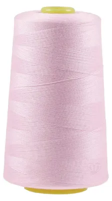 Qualitäts Overlock-Garn 4572m Oeko-Tex, 1 Stück in Farbe A547 Pastellrosa.