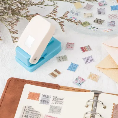 Produktbild von Mini-Stempelstanzer - Motivgröße 1,5 x 1,3 cm - Papierstanzer für Bastelarbeiten und Scrapbooking