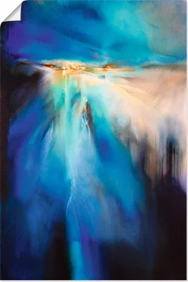 Produktbild von ARTland Poster Winterabend II Größe: 40x60 cm
