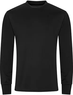 Obrázok produktu pre Just Cool JC023 | Aktívne tričká s dlhým rukávom do veľkosti 2XL - Farba: Jet Black - Veľkosť: M
