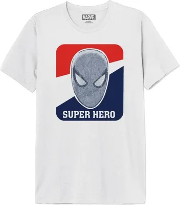 Produktbild von Spider-Man T-Shirt Herren Superhero weiß M