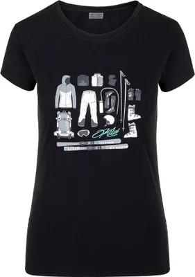 Produktbild von Kilpi Tornes Kurzarm-t-shirt Schwarz 44 Frau Schwarz 44