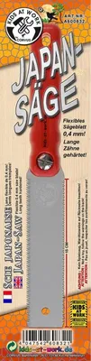 Imagen del producto de Sierra Corvus Japan con hoja flexible: dientes de 0,4 mm de longitud, templados.