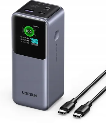 Zdjęcie produktu dla UGREEN Nexode Mocny Power Bank do telefonu 20 000 mAh 130 W 3 porty