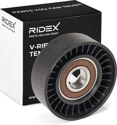 Produktbild von RIDEX 310T0168 Spannrolle Keilrippenriemen 70mm für VW Golf IV Schrägheck (1J1) Transporter V Bus (7HB, 7HJ, 7EB, 7EJ, 7EF, 7EG, 7HF, 7EC) Multivan V