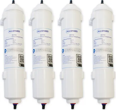 Produktbild von AllSpares Wasserfilter (4 St.) für Kühlschrank geeignet für Samsung DA29-10105J